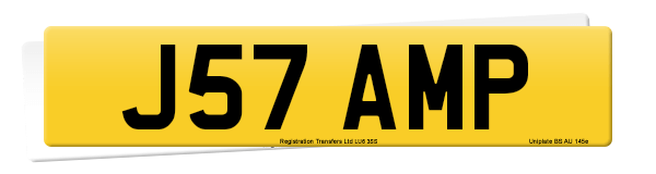 Registration number J57 AMP